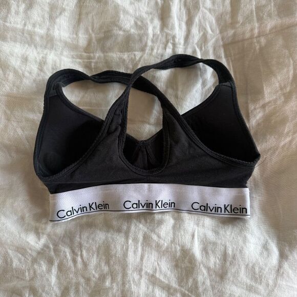 Calvin Klein Modern Cotton Lightly Lined Bralette - size XS - Picture 2 of 4